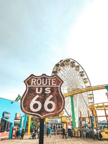 Santa Monica Pier.