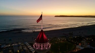 Hotel del Coronado &agrave; c&ocirc;t&eacute; de San Diego