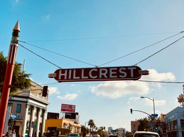 Bienvenue &agrave; Hillcrest, San Diego.&nbsp;