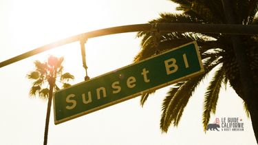 Sunset Boulevard. Pareil, c'est marqu&eacute; dessus !&nbsp;