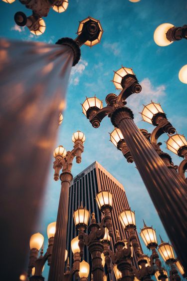 Les lampadaires du LACMA / Urban Lights.